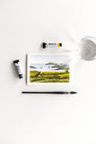 small landscape painting of Ireland countryside - Flavia Bennard