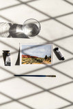 tiny Utah acrylic landscape painting - Flavia Bennard