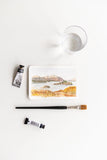 Postcard size watercolor landscape - Flavia Bennard