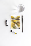Postcard size watercolor landscape - Flavia Bennard