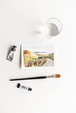 small landscape painting of Ireland countryside - Flavia Bennard