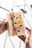 4x6 orange watercolor flowers painting Flavia Bennard