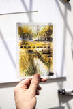 4x6 watercolor Ireland watercolour painting - Flavia Bennard