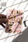 4x6 pink watercolor peonies flowers painting Flavia Bennard