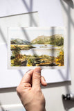tiny Irish watercolour painting - Flavia Bennard