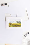 Ireland landscape postcard watercolor painting - Flavia Bennard