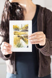 watercolour Ireland landscape - Flavia Bennard