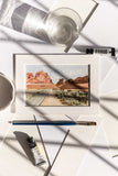 small landscape painting of Utah countryside - Flavia Bennard