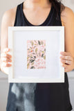 pink watercolor flowers bouquet Flavia Bennard