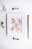 Flavia Bennard expressive watercolor flowers painting