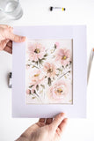 Flavia Bennard expressive watercolor flowers painting