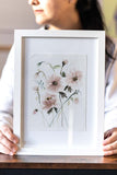Flavia Bennard soft watercolor flowers painting
