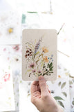 tiny watercolor floral painting Flavia Bennard