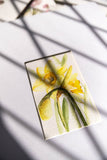 tiny watercolor daffodil flowers painting Flavia Bennard
