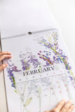 2022 Watercolor Floral Calendar