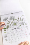 2022 Watercolor Floral Calendar