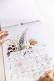2022 Watercolor Floral Calendar