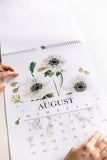 2022 Watercolor Floral Calendar