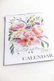 2022 Watercolor Floral Calendar