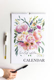 2022 Watercolor Floral Calendar