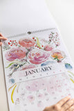 2022 Watercolor Floral Calendar