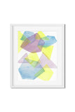 “Cadenza” vertical watercolor abstract print