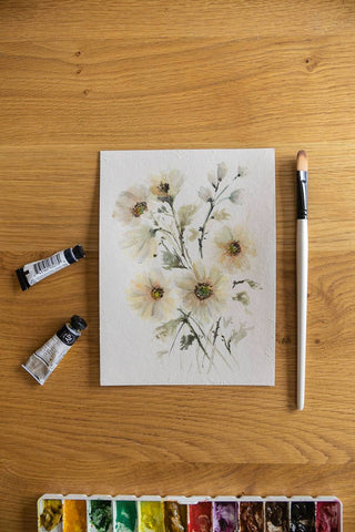 Painting Of Floral Pen Art In I Created A - GranNino
